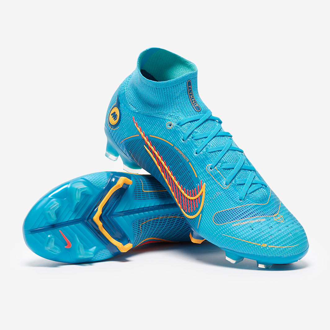 Nike Mercurial Superfly VIII Elite FG - Chlorine Blue/Laser Orange