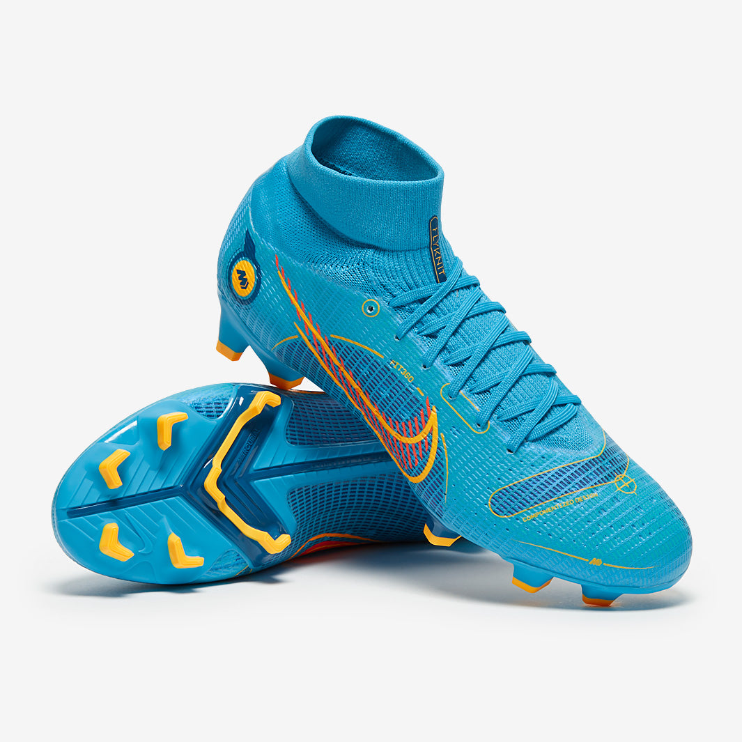 Nike Mercurial Superfly VIII Pro FG - Chlorine Blue/Laser Orange