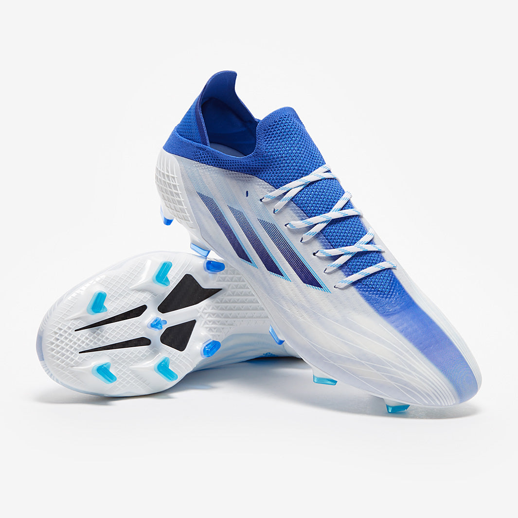 adidas X Speedflow.1 FG - White/Legacy Indigo/Sky Rush - Mens
