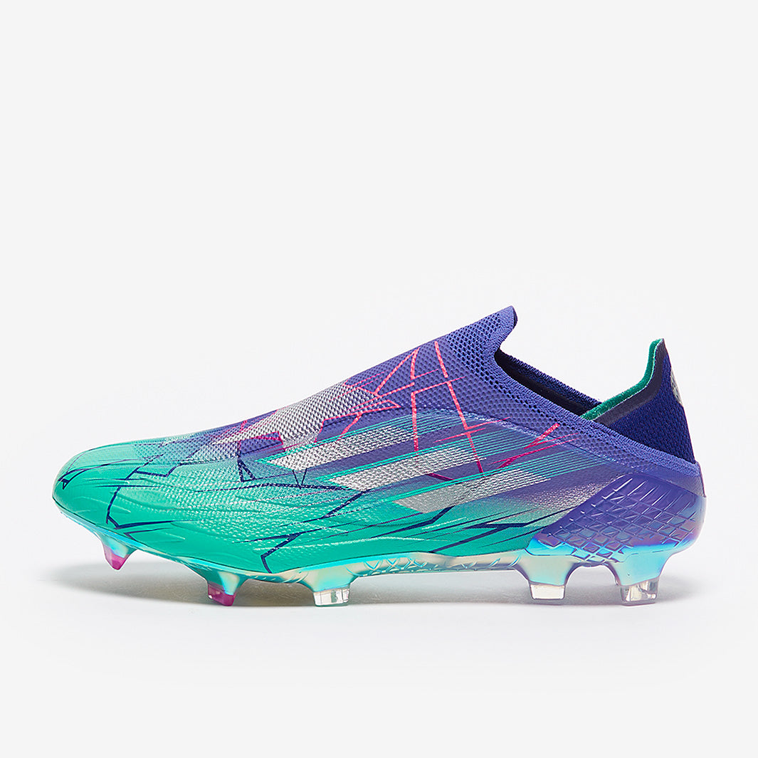 adidas X Speedflow+ FG - Purple Rush/Silver Metallic/Mint Rush
