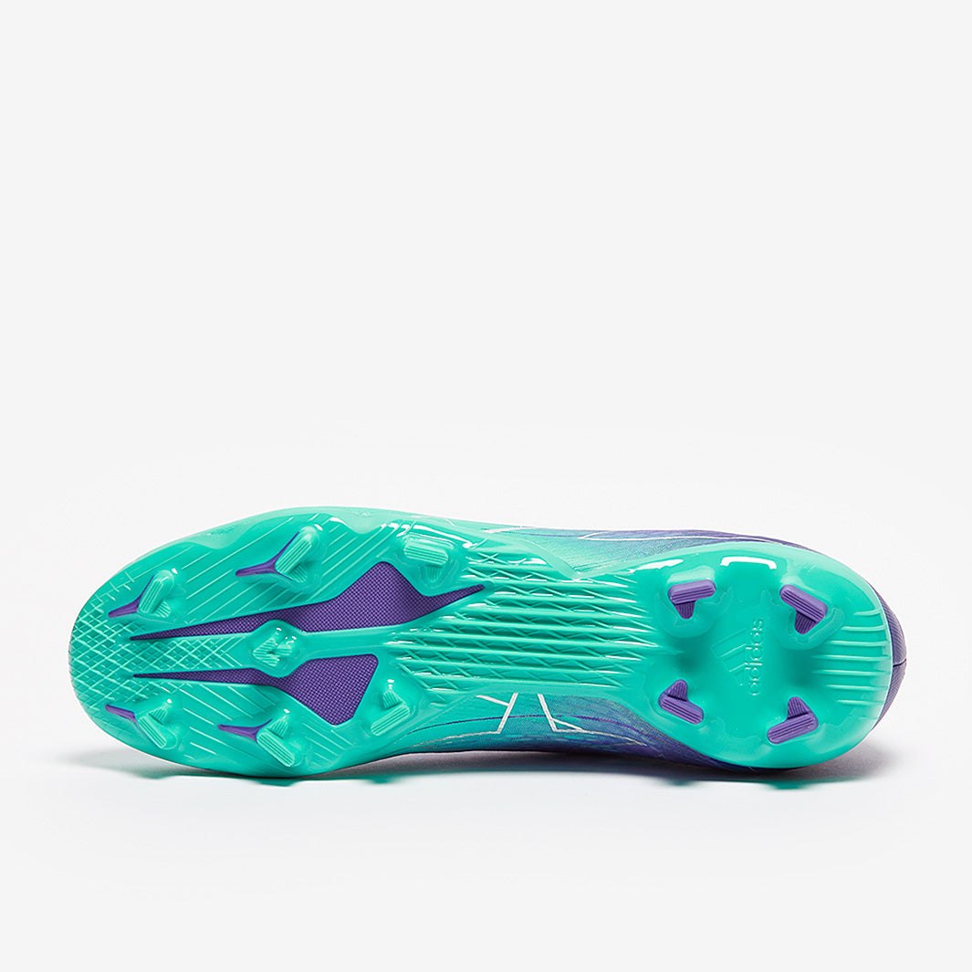 adidas X Speedflow.3 FG - Purple Rush/Silver Metallic/Mint Rush