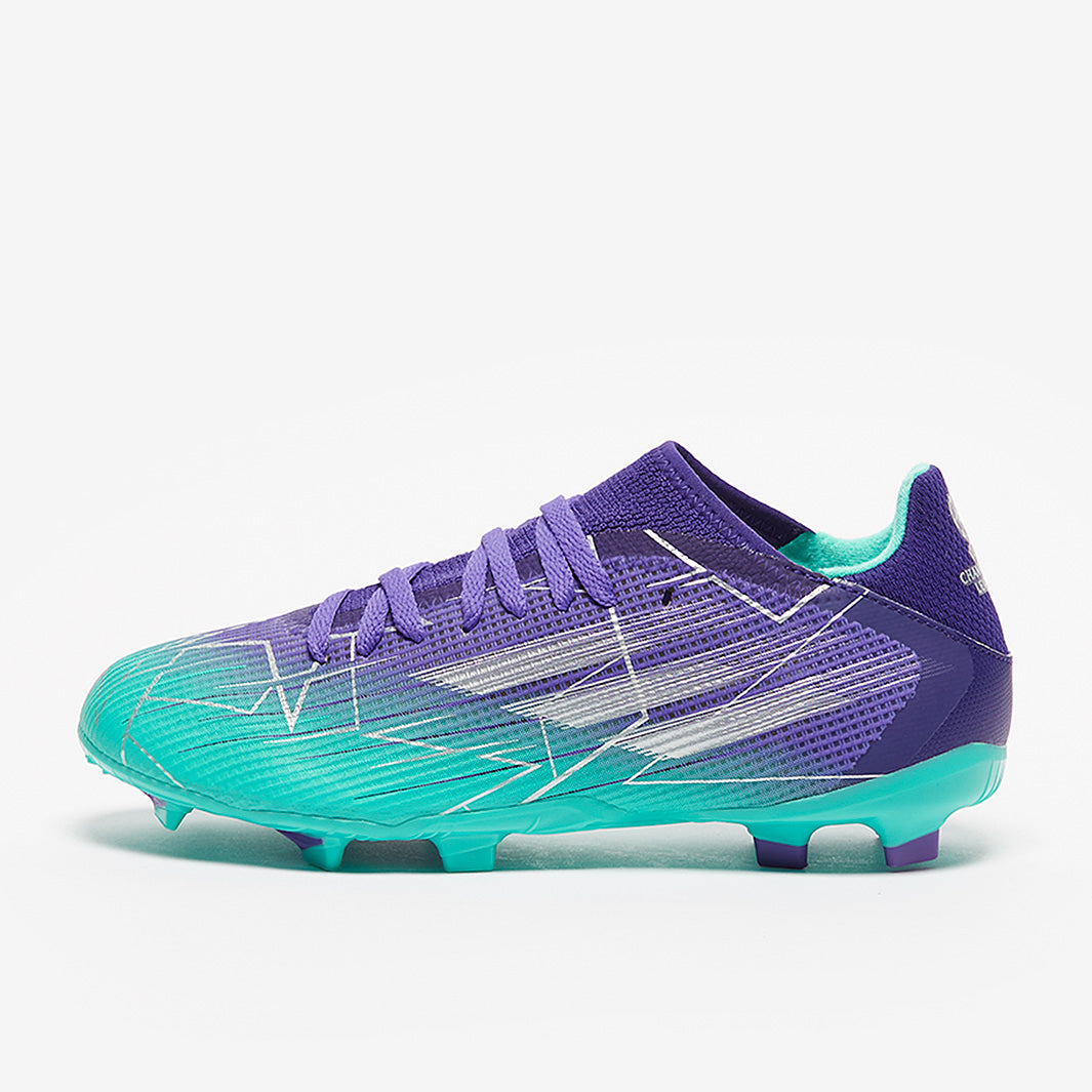 アディダス メンズ スピードフロー３ サッカー スパイク adidas X Speedflow.3 FG - Purple Rush/Silver llic/Mint Rush adidas Kids X Speedflow.3 FG - Purple Rush/Silver Metallic/Mint