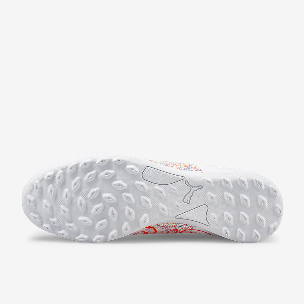 Puma Future z 4.1 TT - Puma White/Red Blast - Mens Cleats