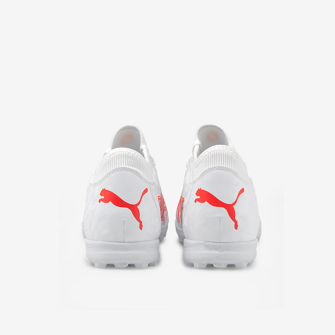 Puma Future z 4.1 TT - Puma White/Red Blast - Mens Cleats
