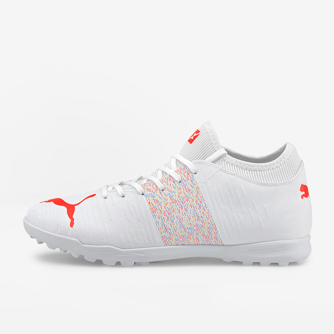 Puma Future z 4.1 TT - Puma White/Red Blast - Mens Cleats