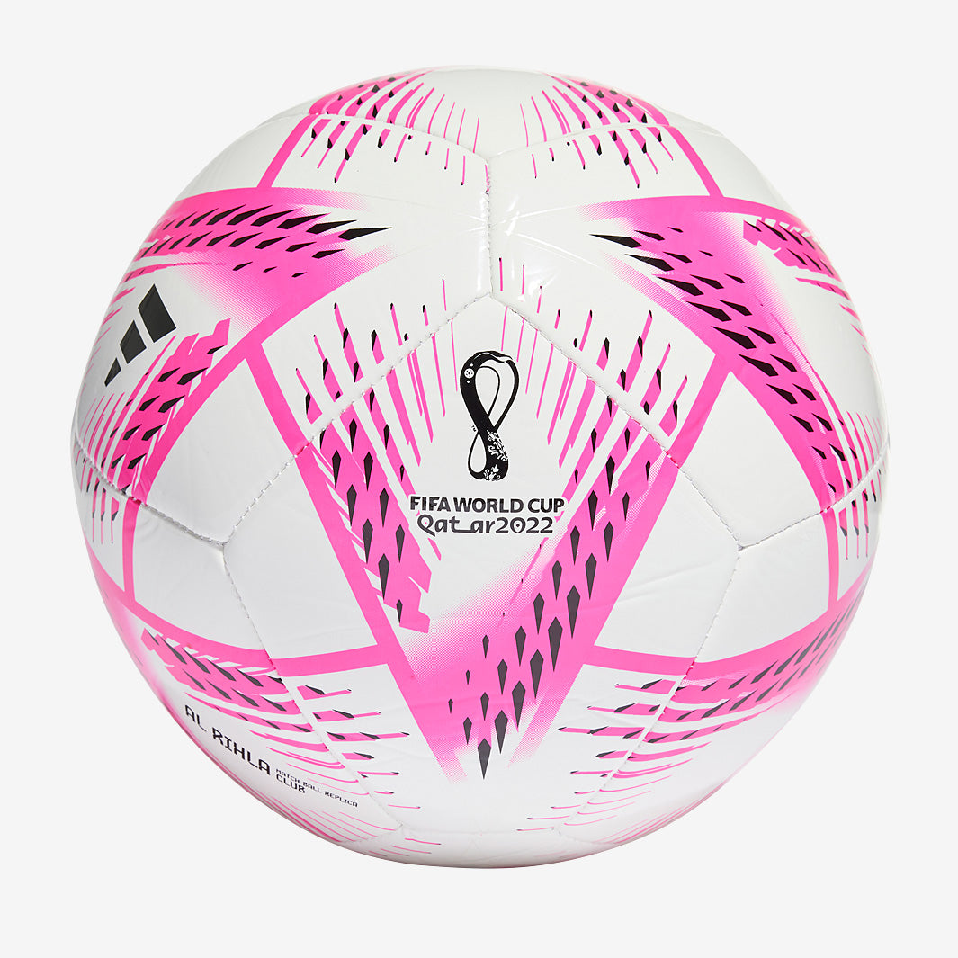 adidas World Cup 2022 Club - White/Shock Pink/Black - Footballs