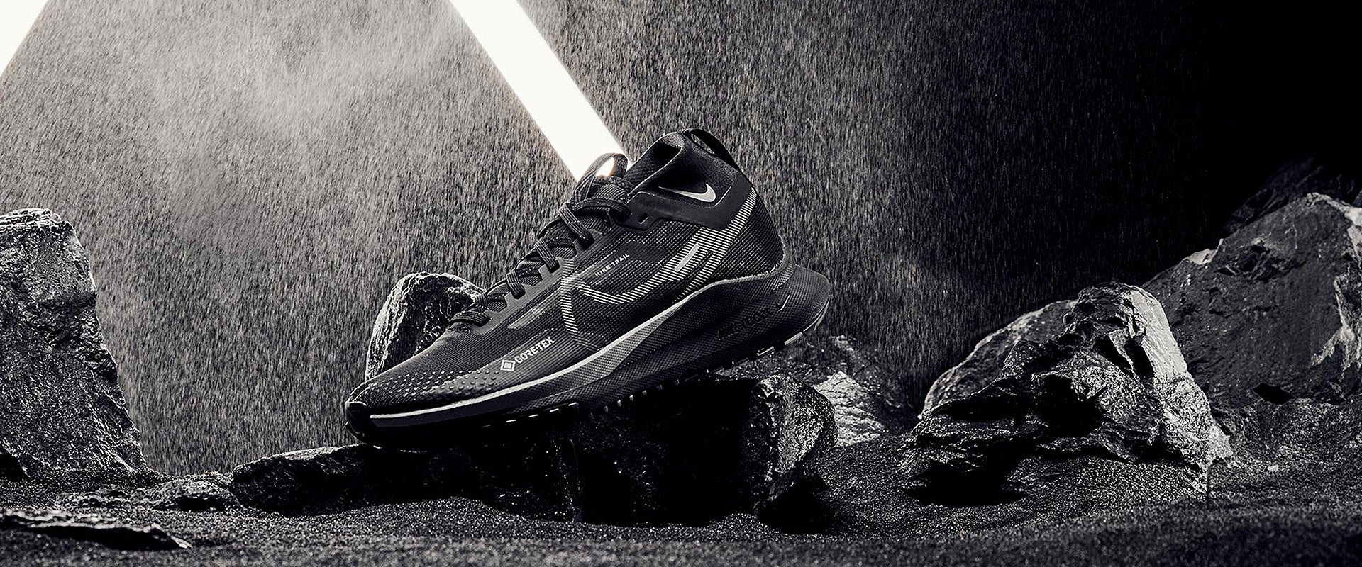 Nike Pegasus Trail 4 GORE-TEX - Black/Wolf Grey-Reflective Silver