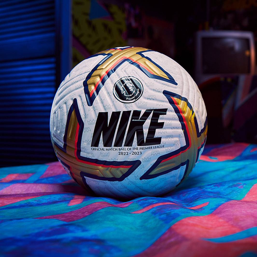 Nike Premier League Flight Football - White/Gold/Blue/Black