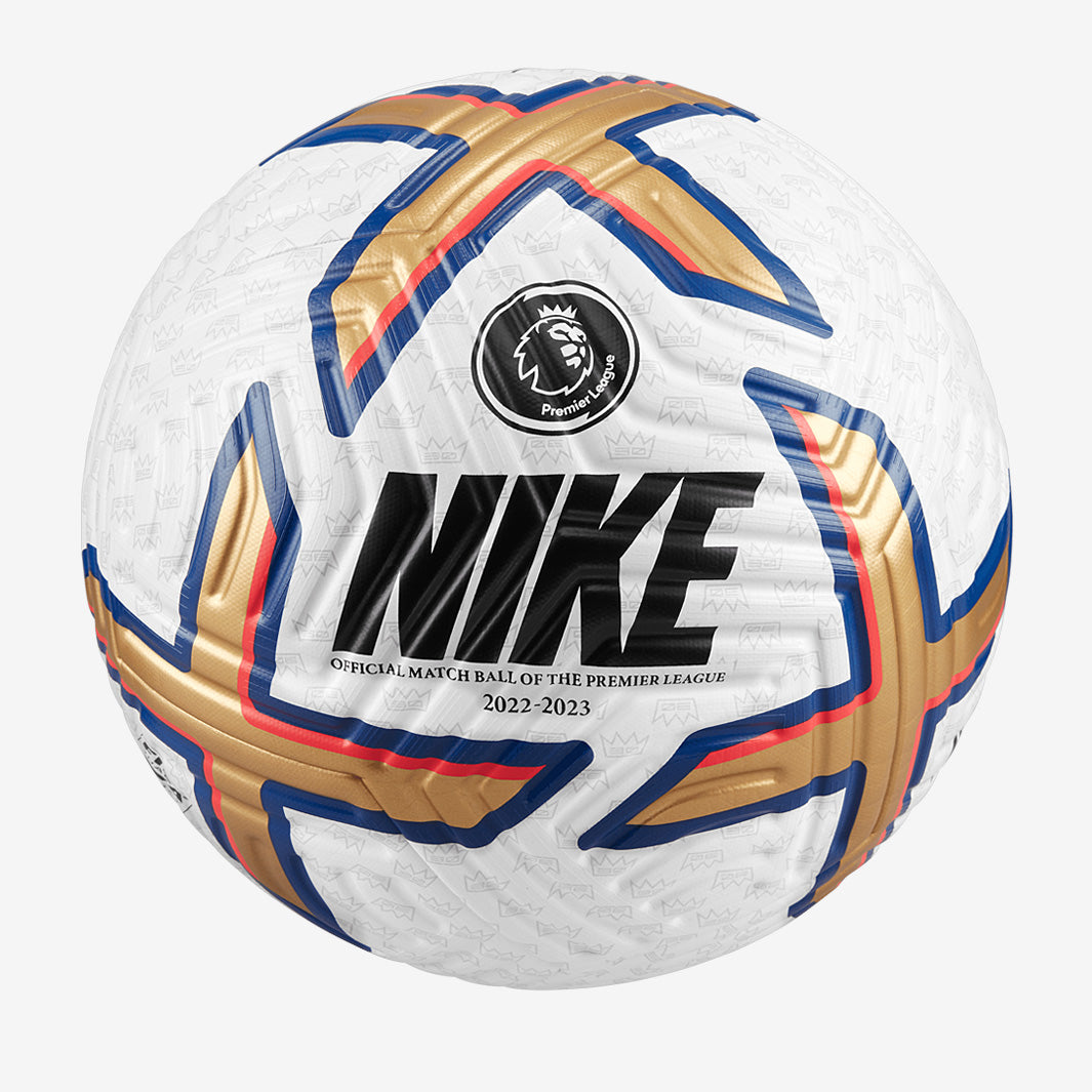Nike Premier League Flight Football - White/Gold/Blue/Black