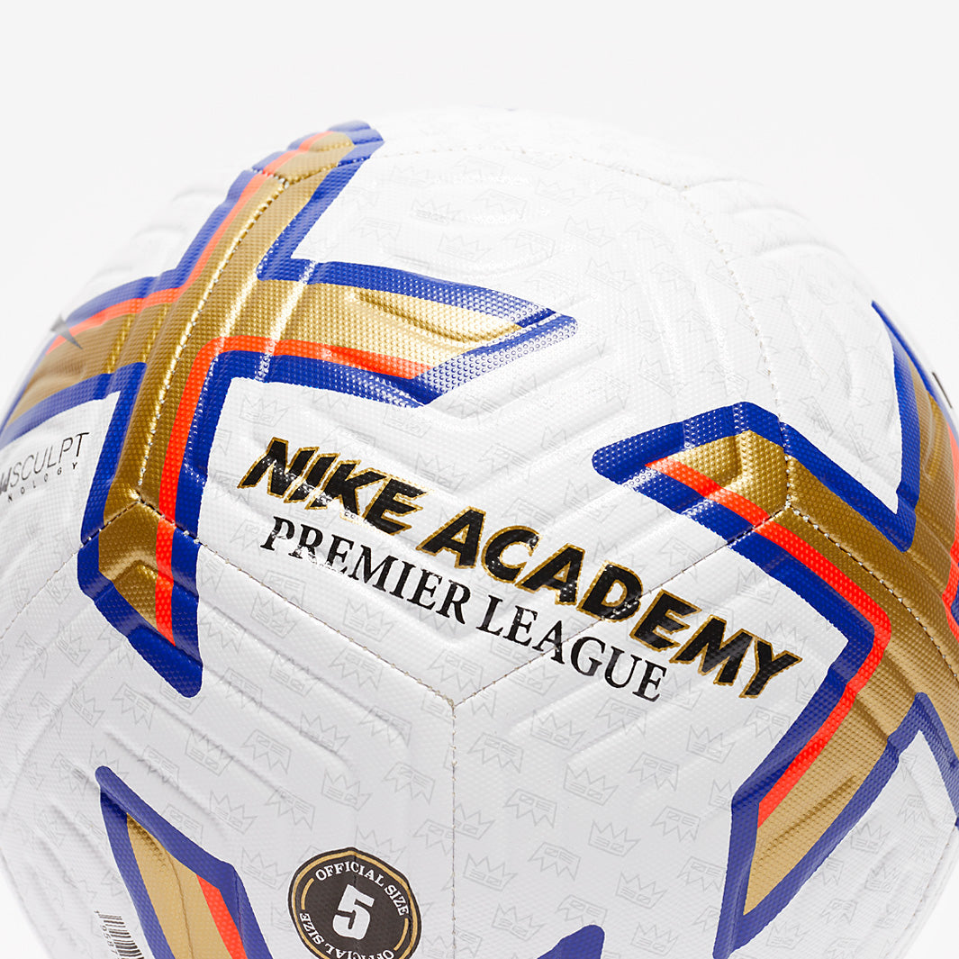 Nike Premier League Academy Football - White/Gold/Blue/Black