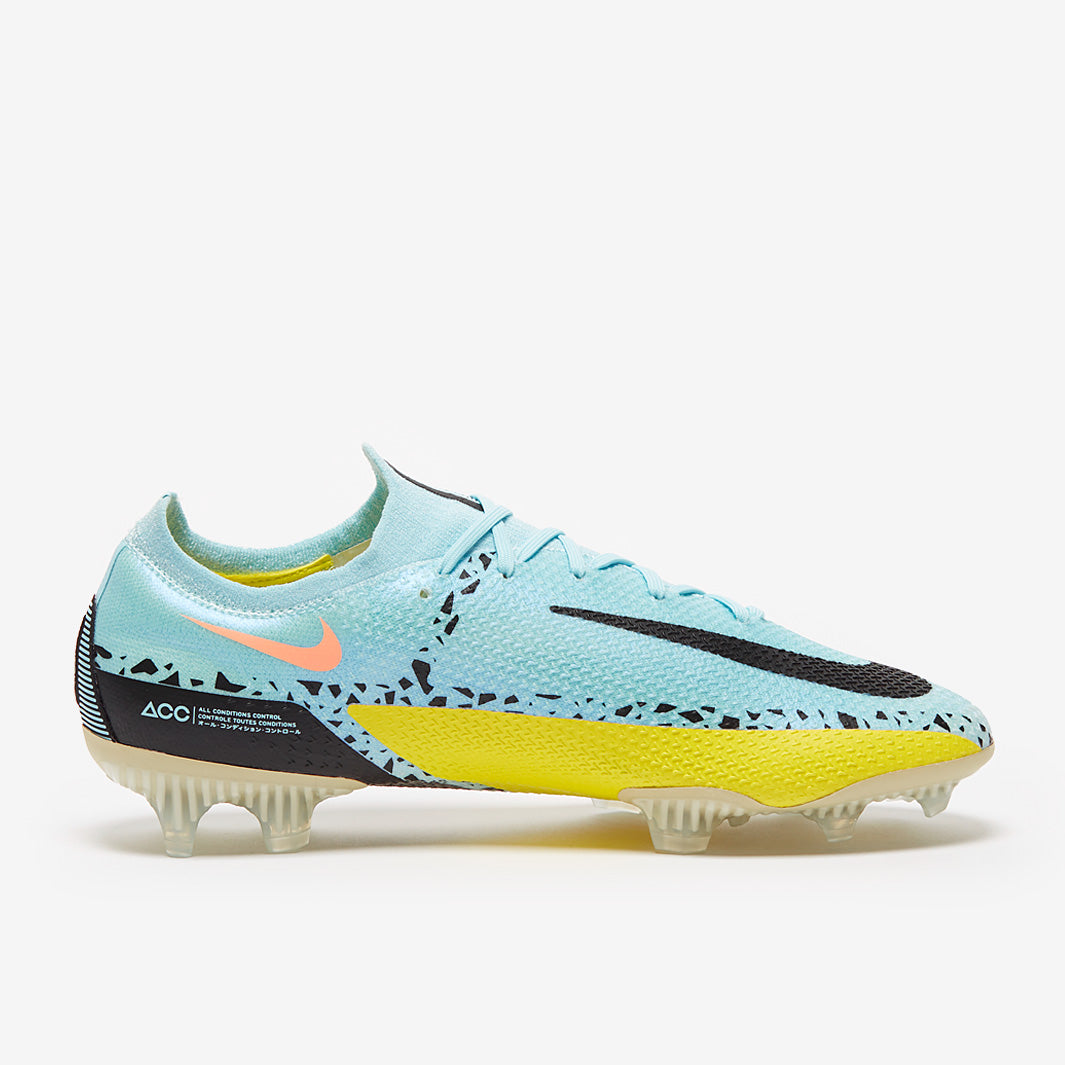 Nike Phantom GT II Elite FG - Glacier Ice/Black/Yellow Strike