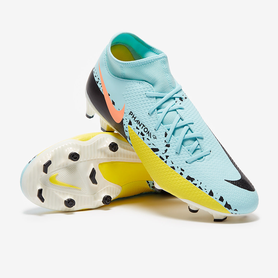 Nike Phantom GT II Academy DF FG/MG - Glacier Ice/Black/Yellow