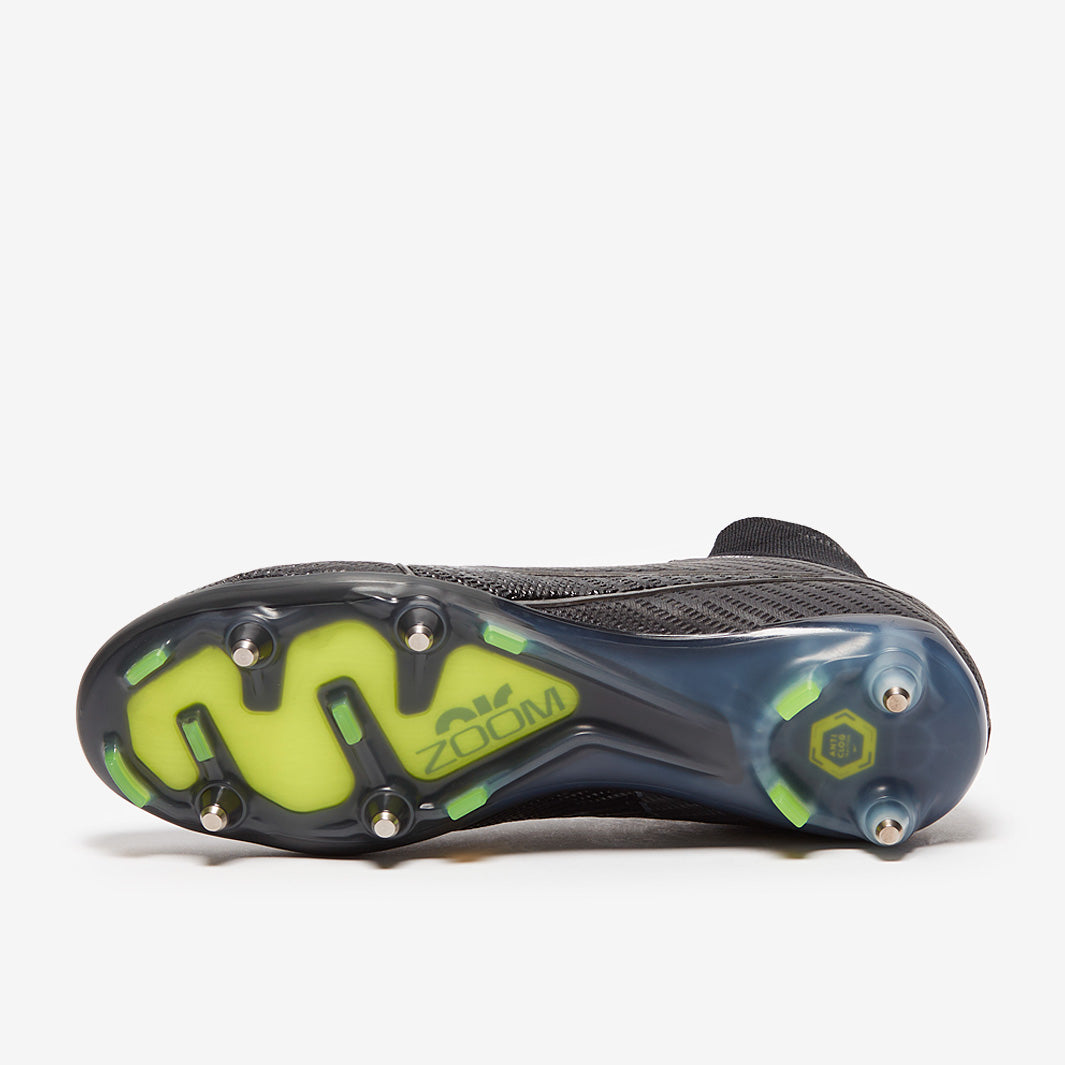 Nike Mercurial Flyknit サッカースパイクSG Nike Air Zoom Mercurial Superfly IX Elite SG Pro Anti Clog - Black
