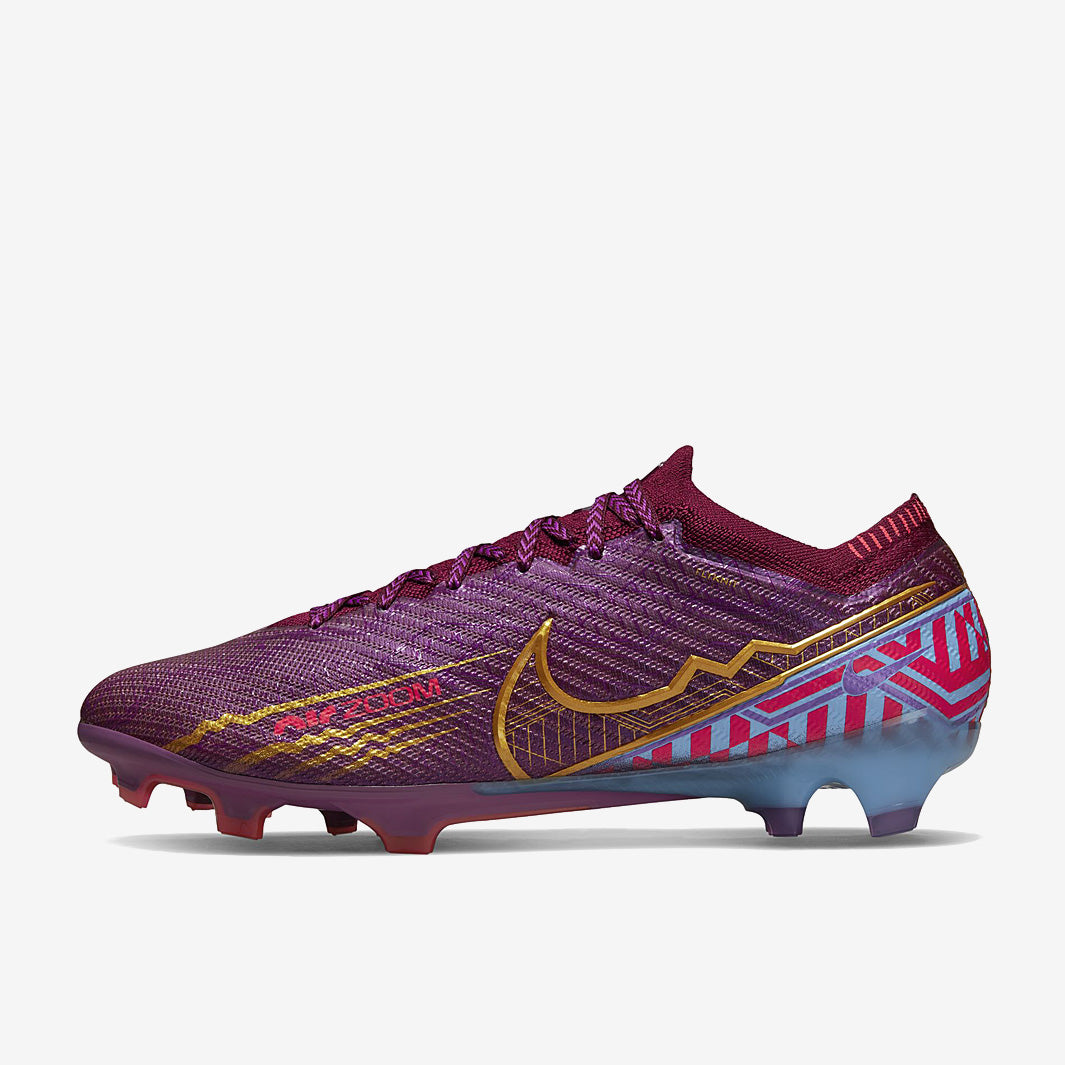 Nike Air Zoom Mercurial Vapor XV Elite KM FG - Dark Beetroot/Mtlc