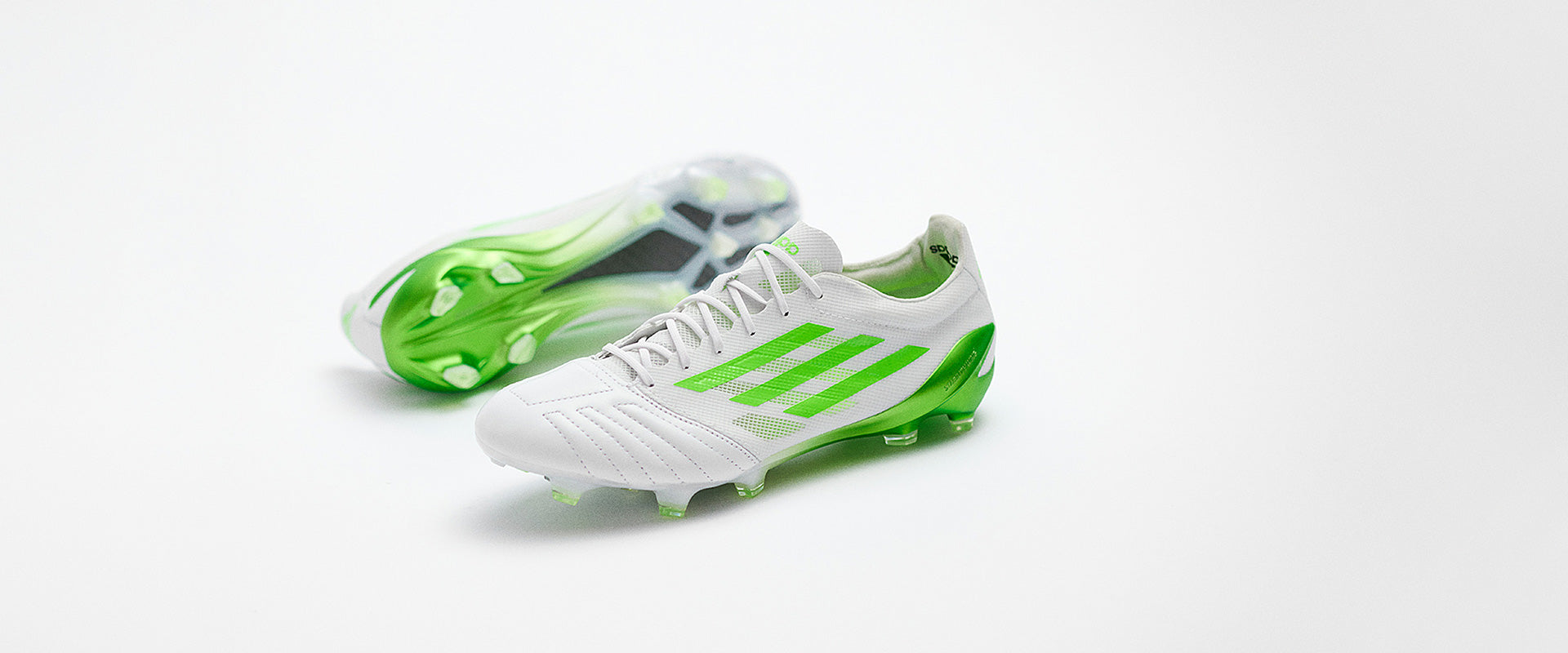 adidas X 99 Speedportal Leather .1 FG - Ftwr White/Solar Green