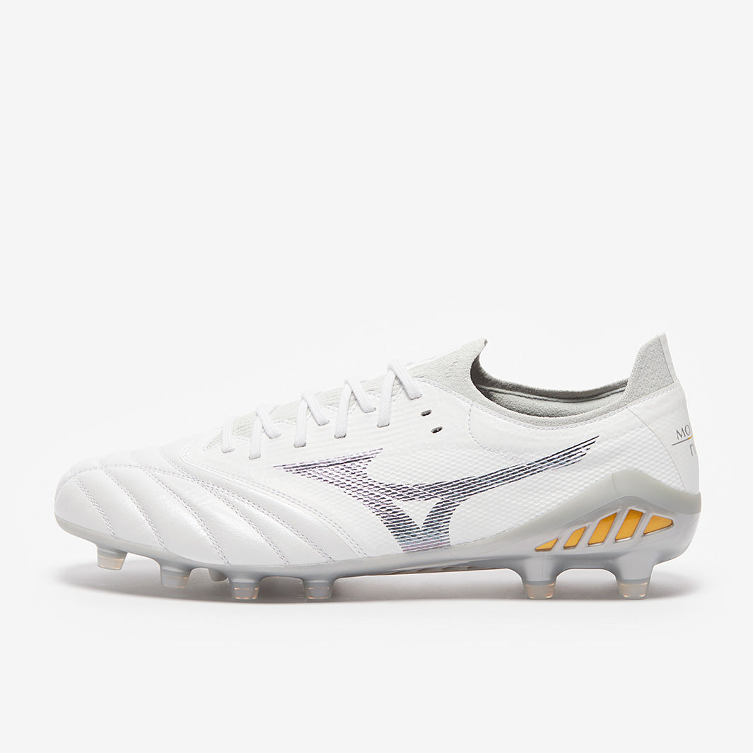 Mizuno Morelia III BETA Elite FG - White/Grey - Mens Boots