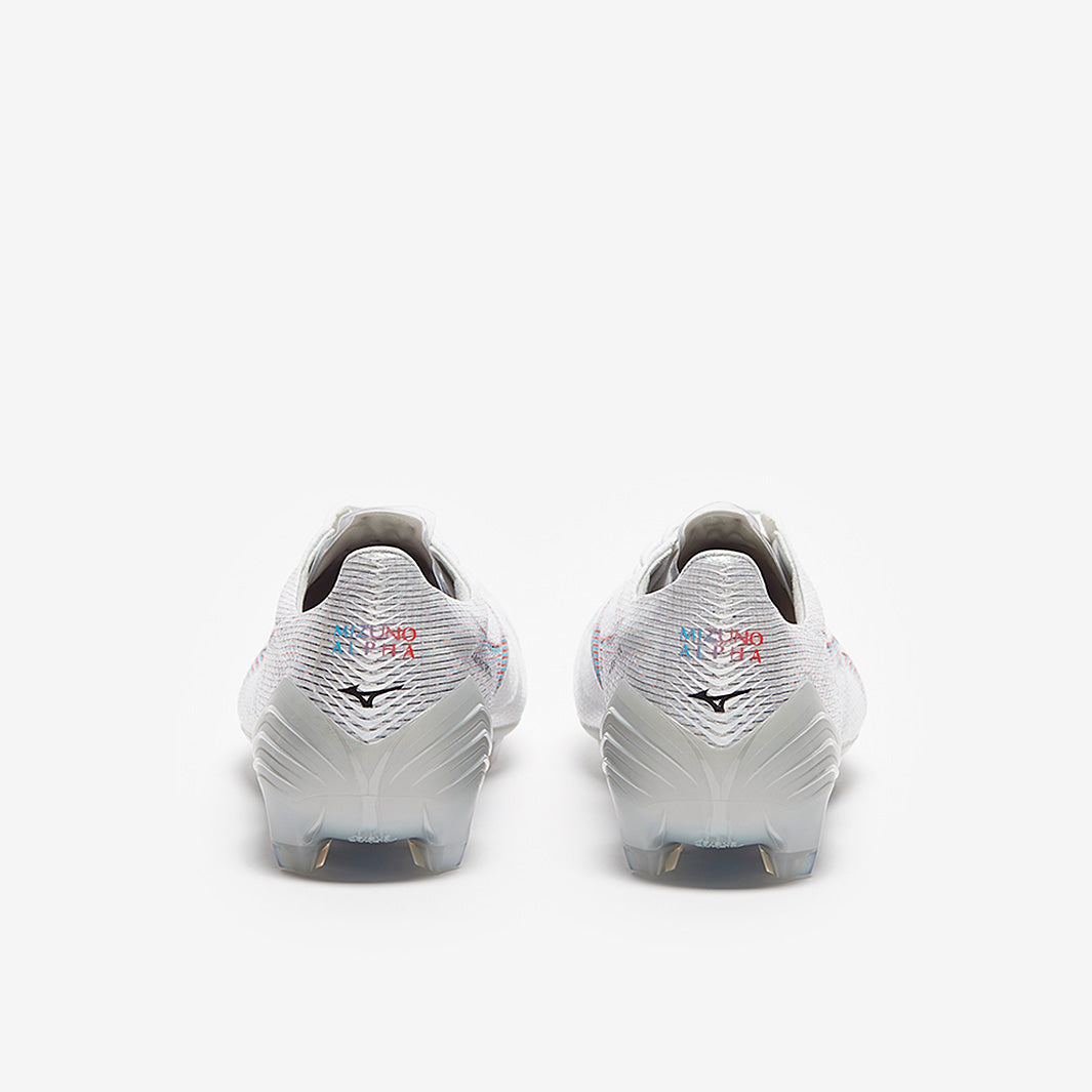 Mizuno Alpha Made In Japan FG - White/Ignition Red - Mens Boots