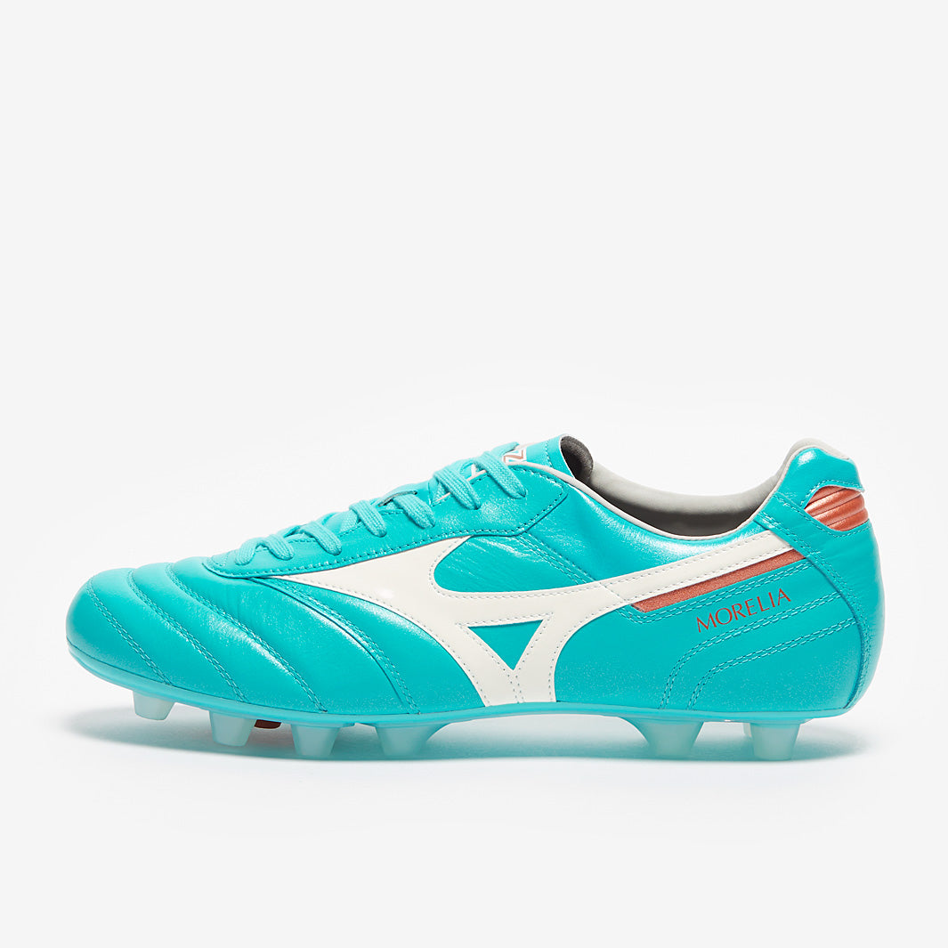 シューズ Mizuno Morelia Professional Model Mizuno Morelia II Made In Japan FG - Blue Curacao/Snow White/Red