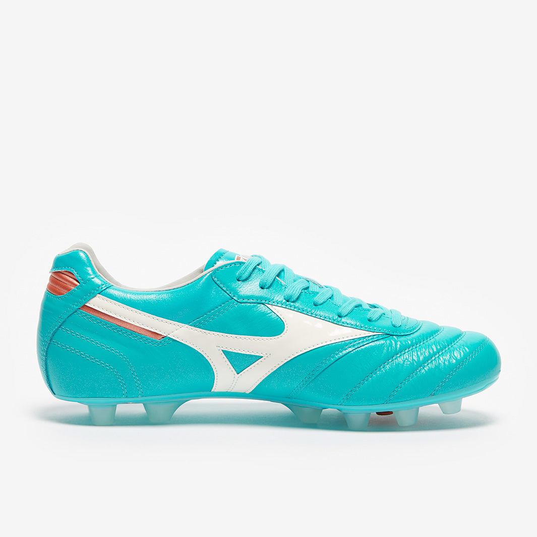 Mizuno Morelia Professional Model ブルー Mizuno Morelia II Made In Japan FG - Blue Curacao/Snow White/Red