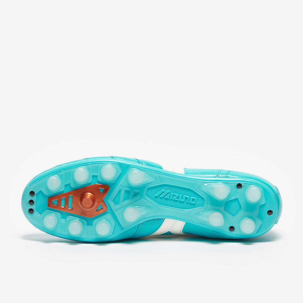 Mizuno Morelia II Made In Japan FG - Blue Curacao/Snow White/Red