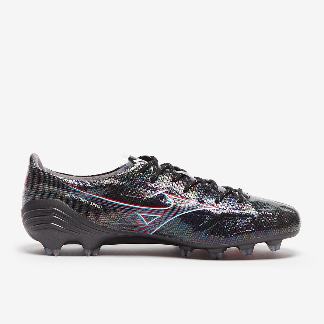 シューズ Mizuno Morelia Alpha JAPAN 26.0 Mizuno Alpha Made In Japan Firm Ground - White/GE Gold/Black