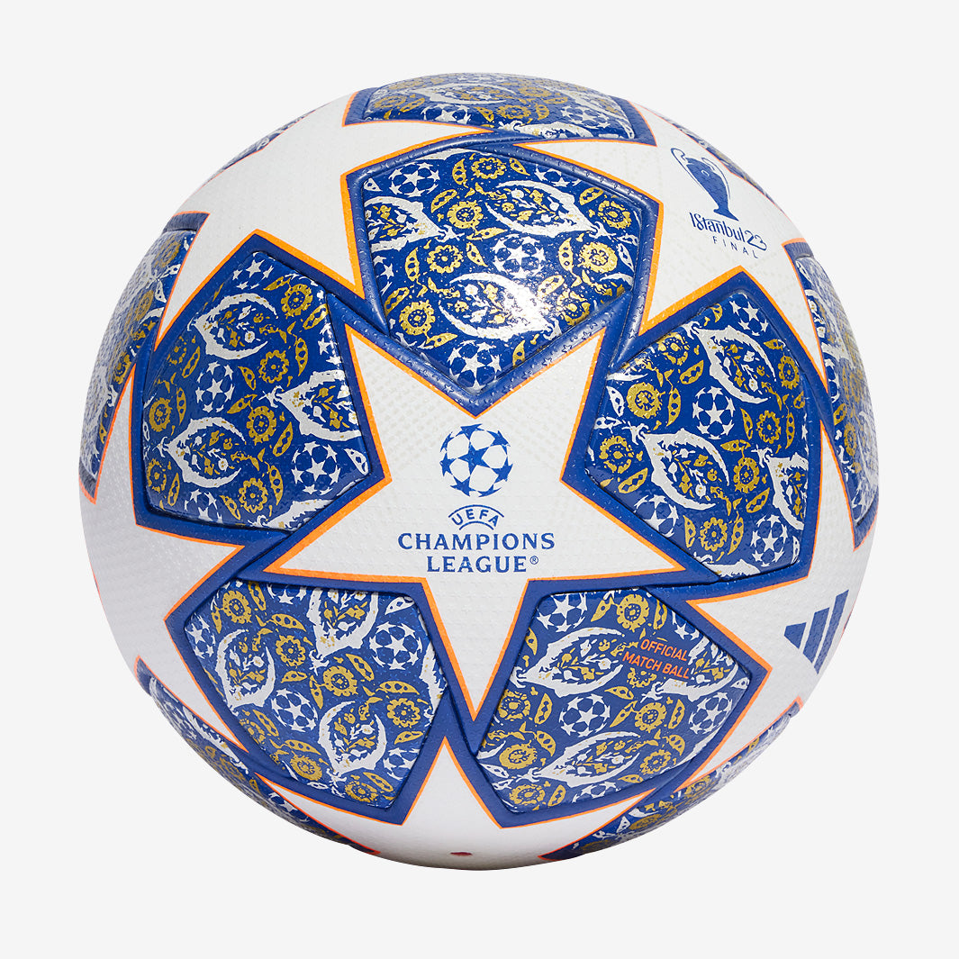 サッカーボール adidas Champions League PRO MATCHBALL adidas 2023 UEFA Champions League Pro Ball - White/Team Royal Blue
