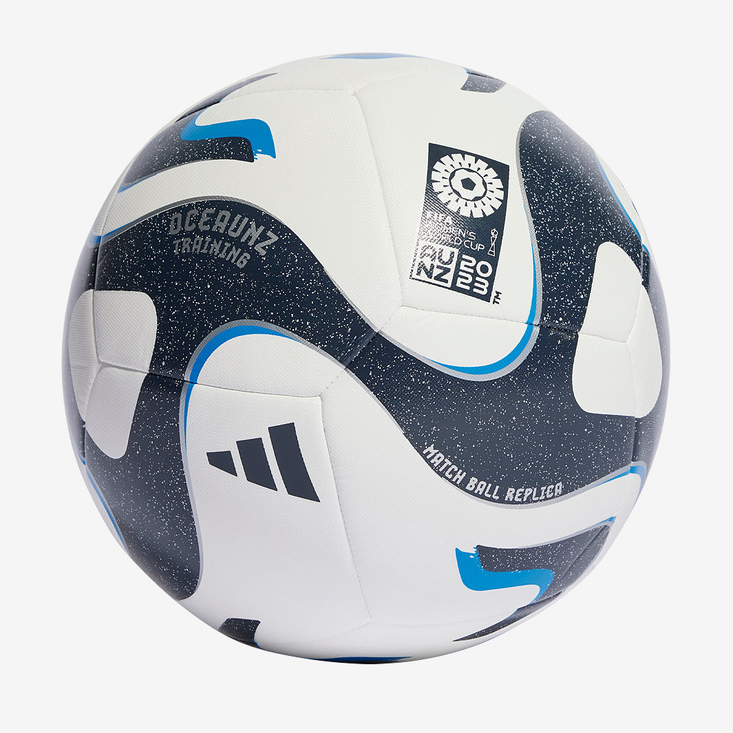 adidas Womens OCEAUNZ World Cup Training Ball - White/Collegiate