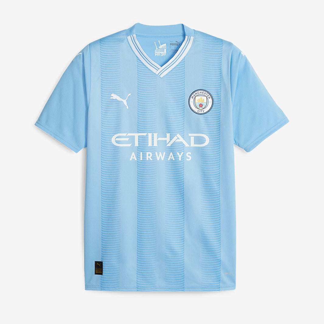 Puma Manchester City FC 23/24 Home Shirt - Team Light Blue/Puma
