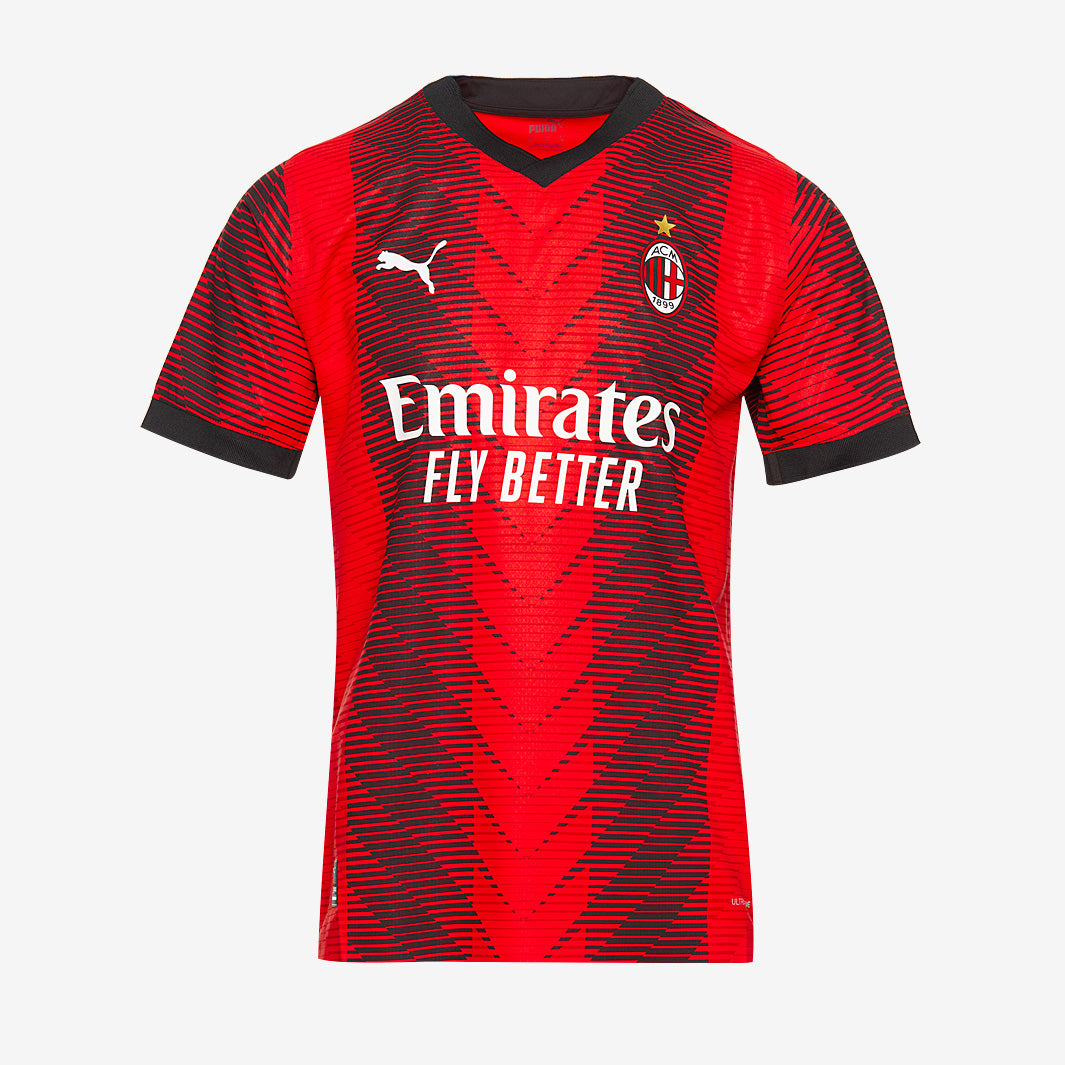 Puma AC Milan 23/24 Home Authentic Shirt - For All Time Red/Puma