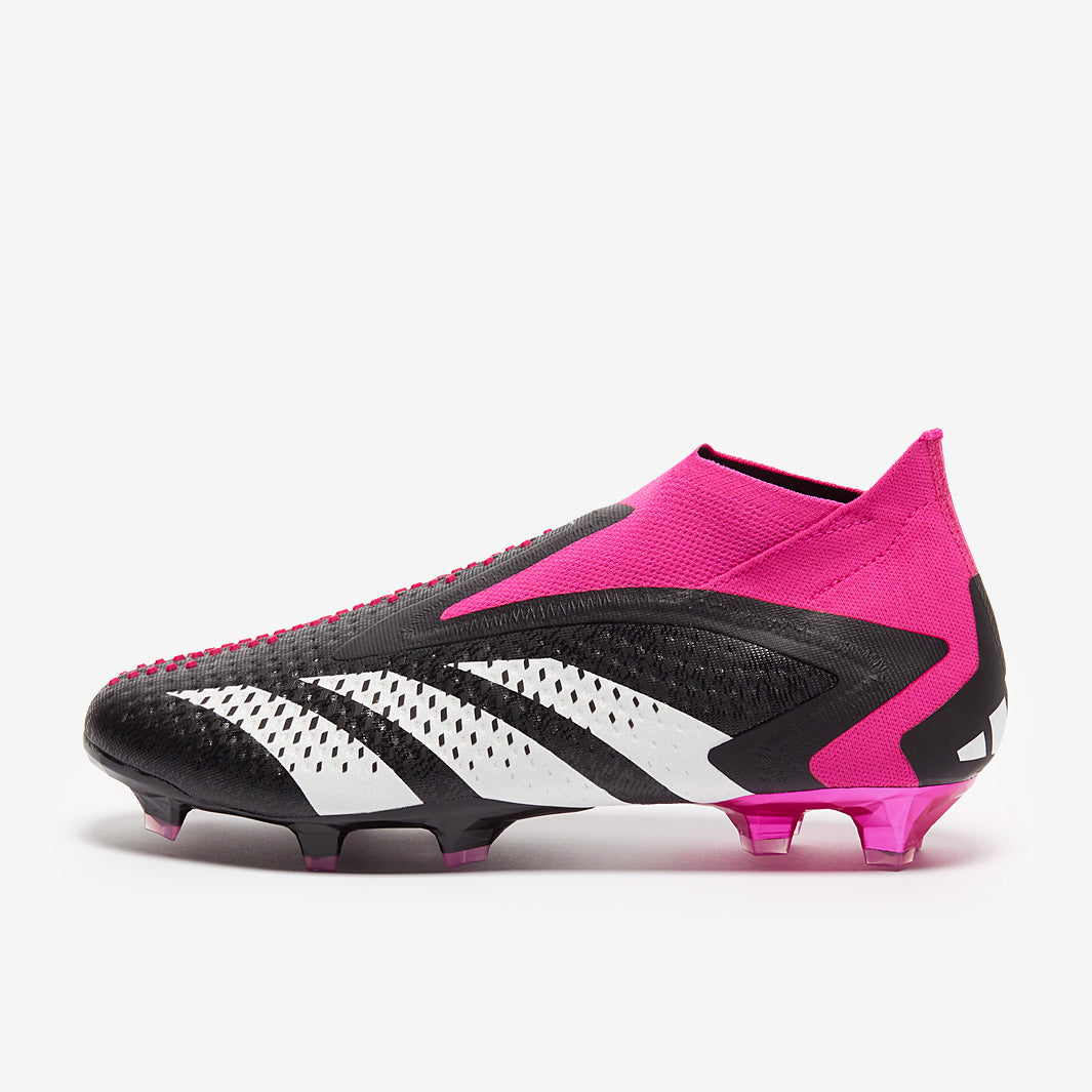 adidas Predator Accuracy+ FG - Core Black/White/Team Shock Pink