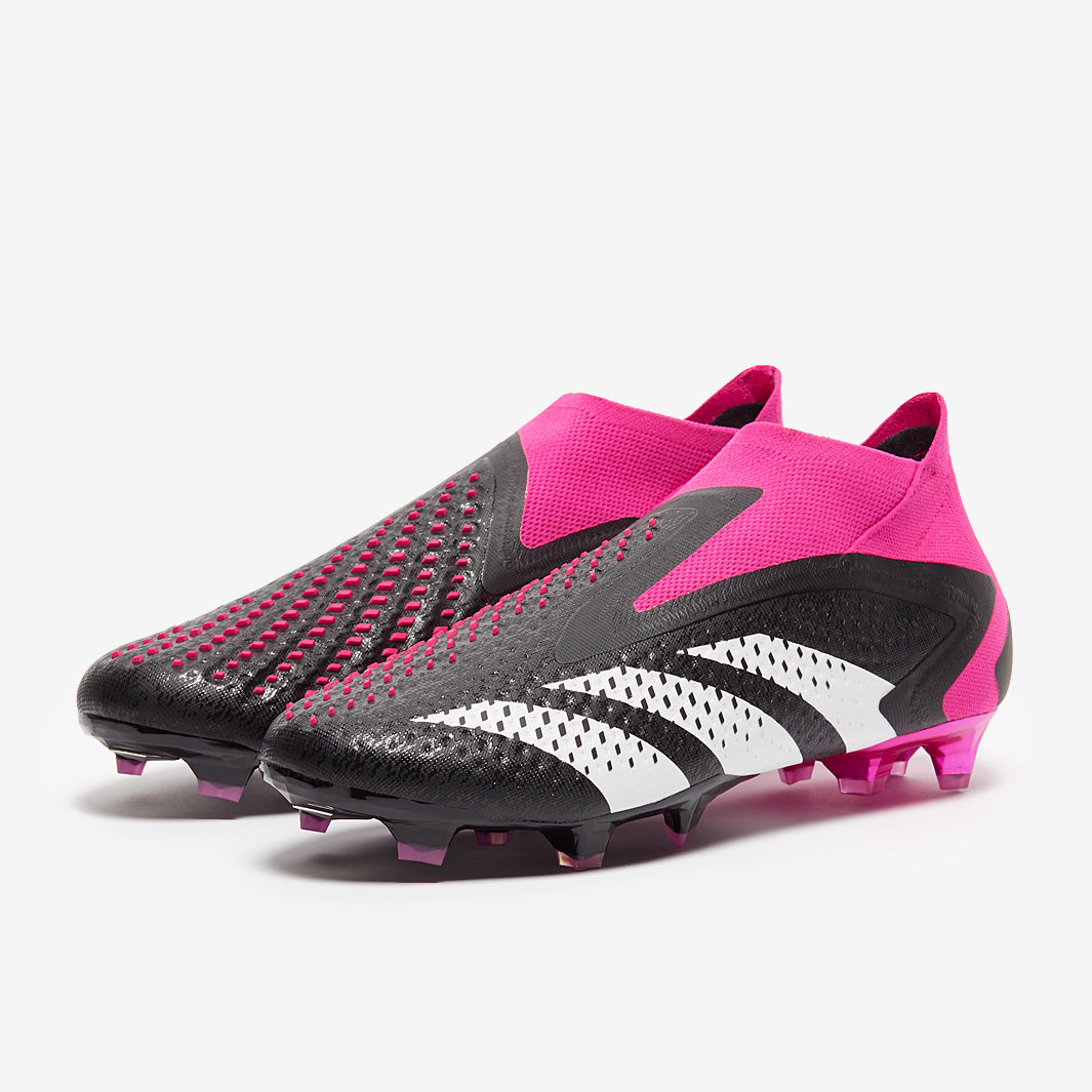 adidas Predator Accuracy+ FG - Core Black/White/Team Shock Pink