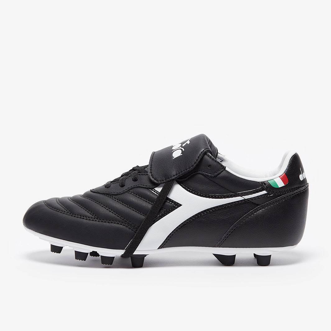 diadora Brasil サッカーシューズ ブラック Diadora Brasil Pro FG - Black/Black - Mens Boots
