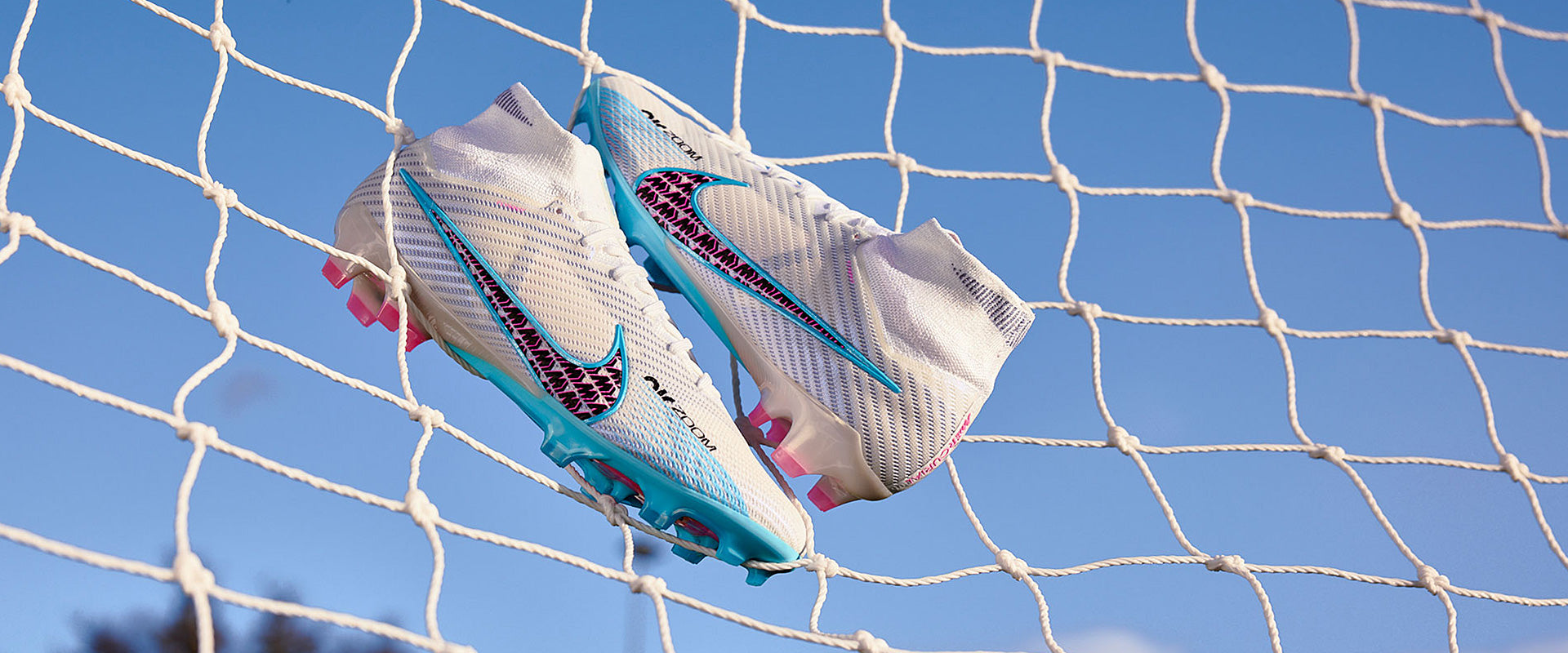 Nike Air Zoom Mercurial Superfly IX Elite FG - White/Baltic Blue