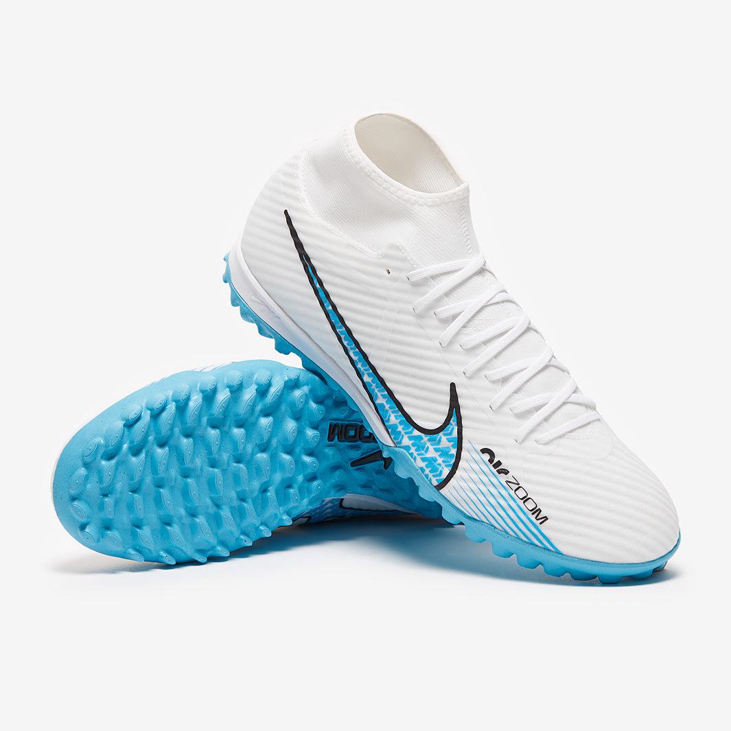 Nike Air Zoom Mercurial Superfly IX Academy TF - White/Baltic Blue