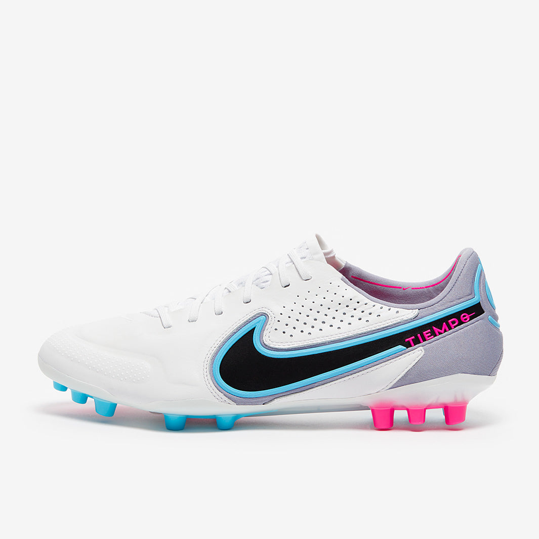 Nike Tiempo Legend IX Elite Pro AG - White/Black/Baltic Blue/Pink