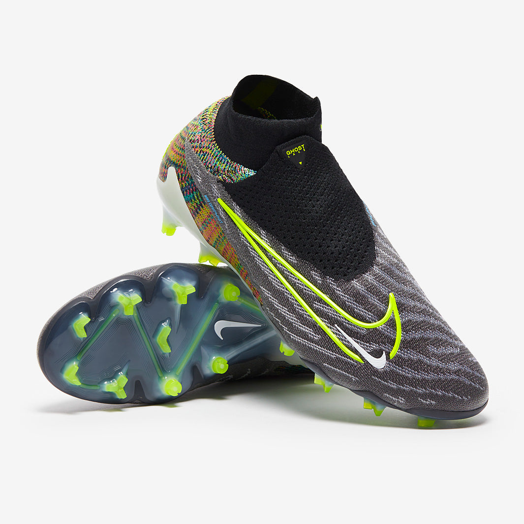 Nike Phantom GX Elite DF Link FG - Black/Volt/White/Blue Glow