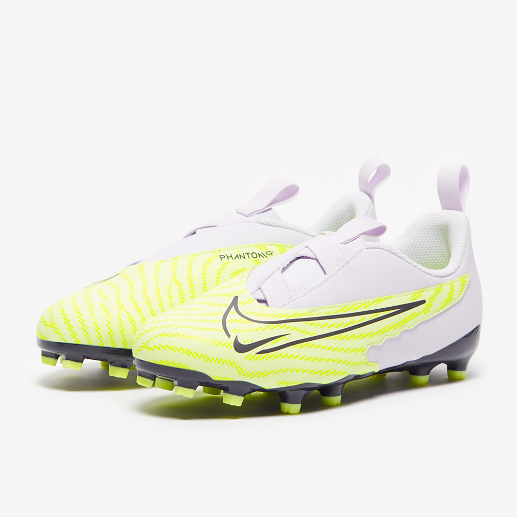 Nike Kids Phantom GX Academy FG/MG - Barely Volt/Gridiron/Barely