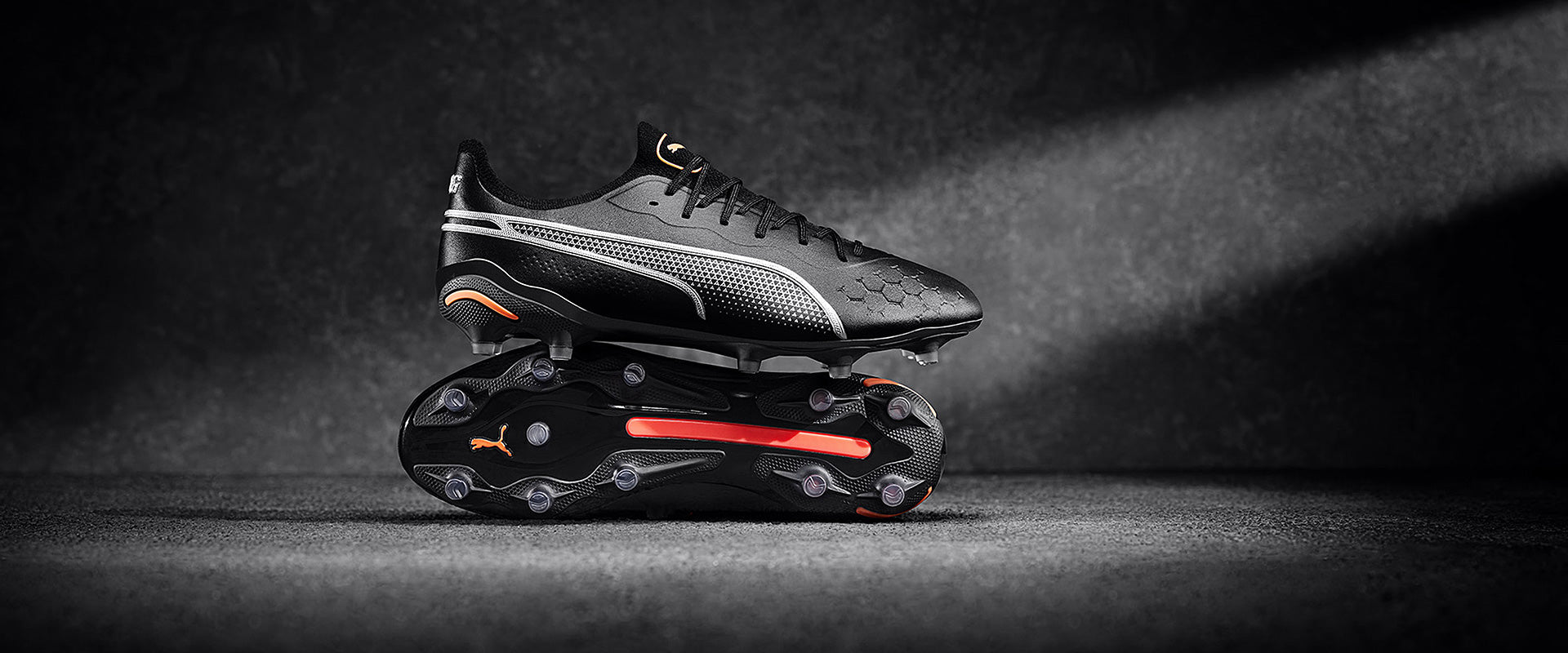 Puma King Ultimate FG/AG - Puma Black/Silver/Puma Ultra Orange