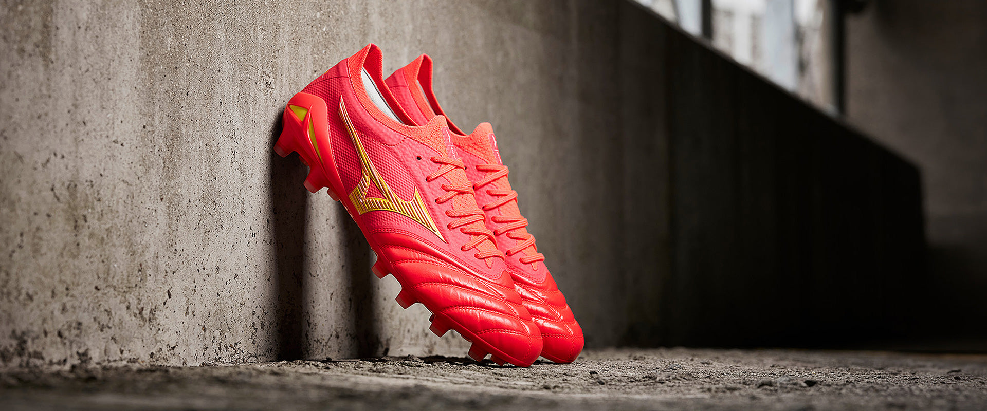 Mizuno Morelia Neo IV Beta Made In Japan FG - Fiery Coral/Bolt