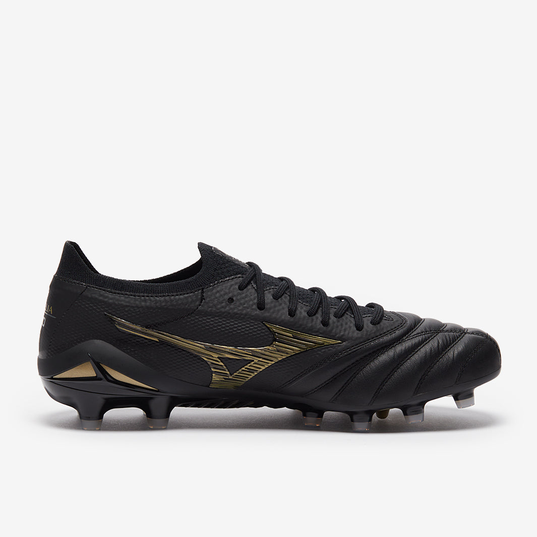 Mizuno Morelia Neo IV Beta Made In Japan FG - Black/Gold - Mens Boots