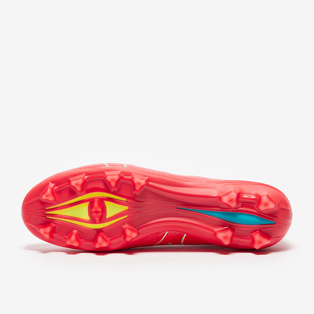 Friars Club 朱色　一個 Mizuno Alpa Made In Japan FG - Fiery Coral/White - Mens Cleats