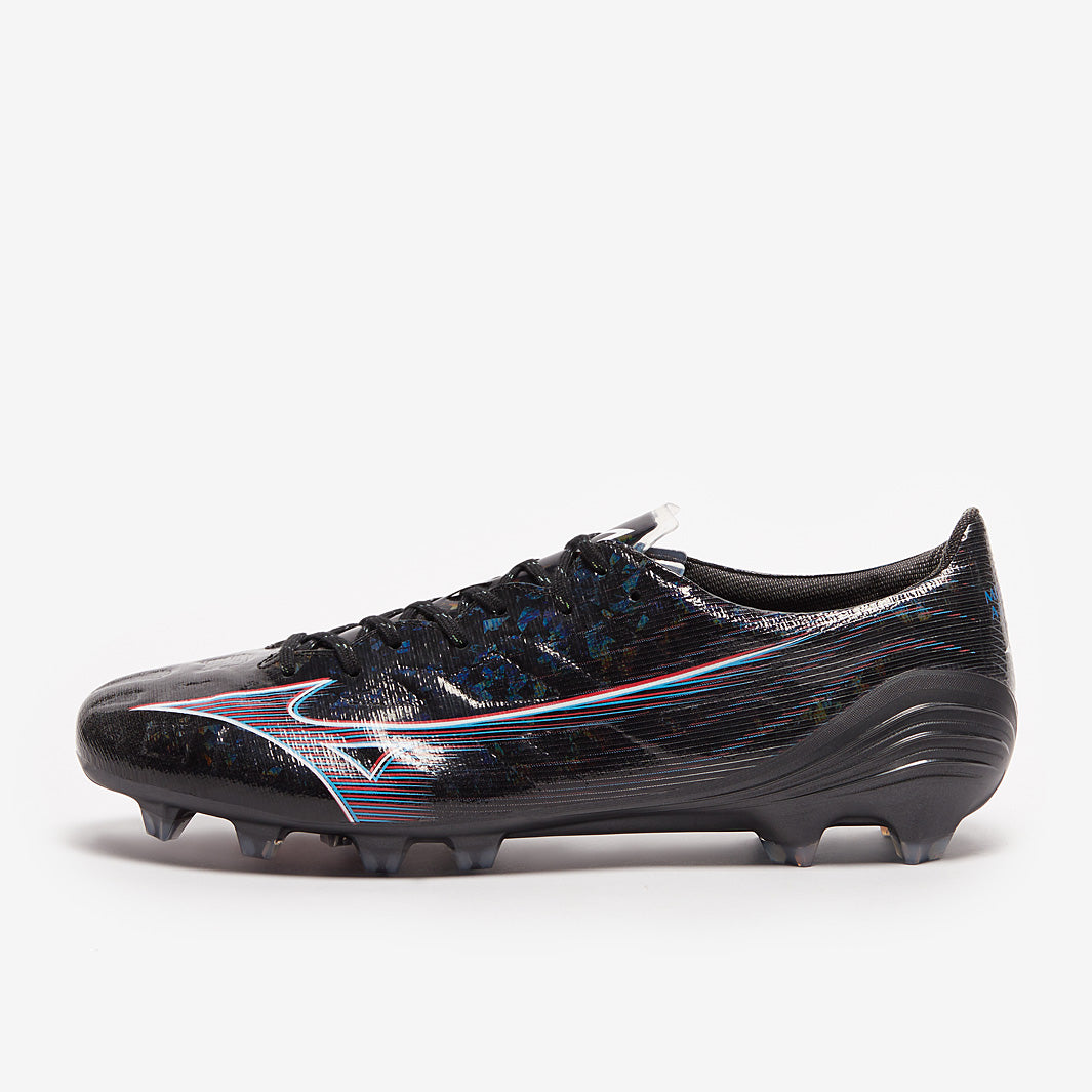 Mizuno Alpha Elite FG - Black/Ignition Red - Mens Cleats