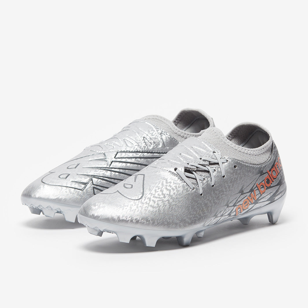 New Balance Furon V7 Dispatch FG - Silver - Mens Cleats