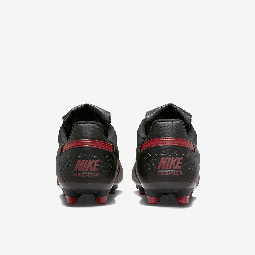 NikeF.C.フットボールシューズ ブラック/グレー/レッド The Nike Premier 3 FG - Black/Team Red/Black - Mens Cleats