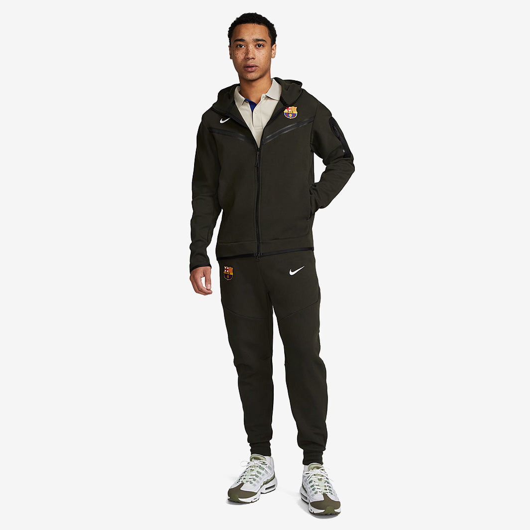 Nike FC Barcelona 23/24 NSW Tech Fleece Hoodie FZWR - Sequoia