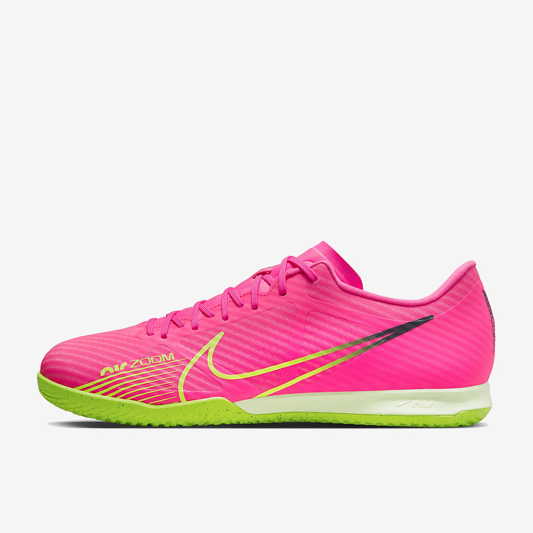 Nike Air Zoom Vapor XV Academy IC - Pink Blast/Volt/Gridiron