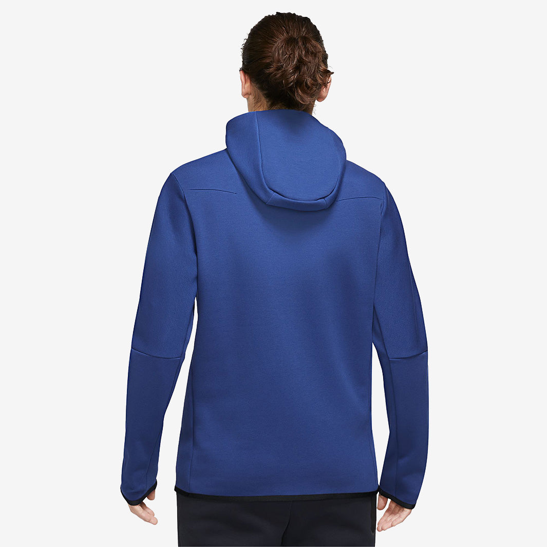 Nike Chelsea 23/24 NSW Tech Fleece Hoodie - Rush Blue/Club Gold