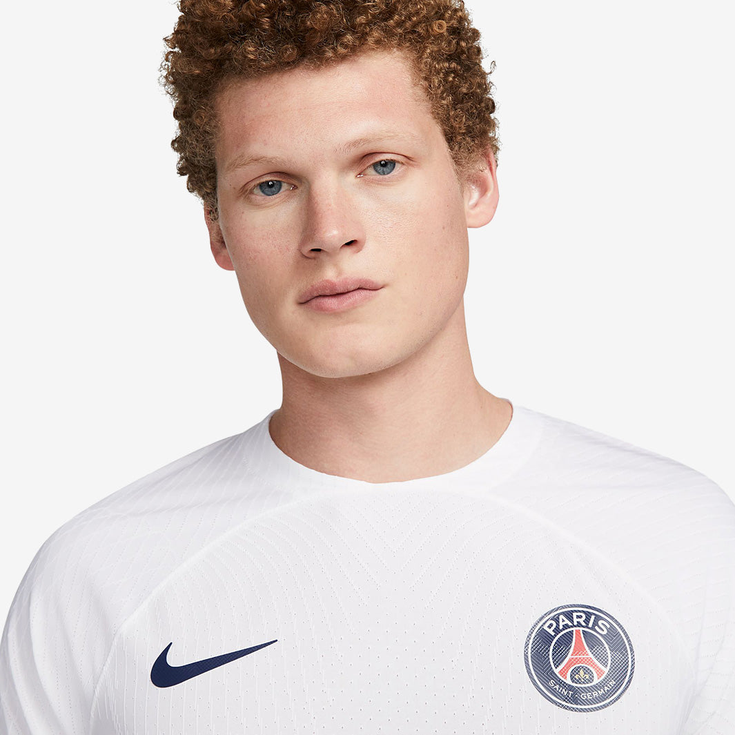 Nike PSG 23/24 Dri-Fit ADV Match SS Away Jersey - White/Midnight