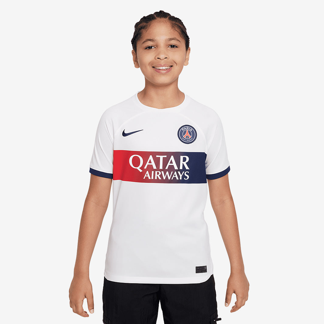 Nike PSG 23/24 Dri-Fit ADV Match SS Away Jersey - White/Midnight