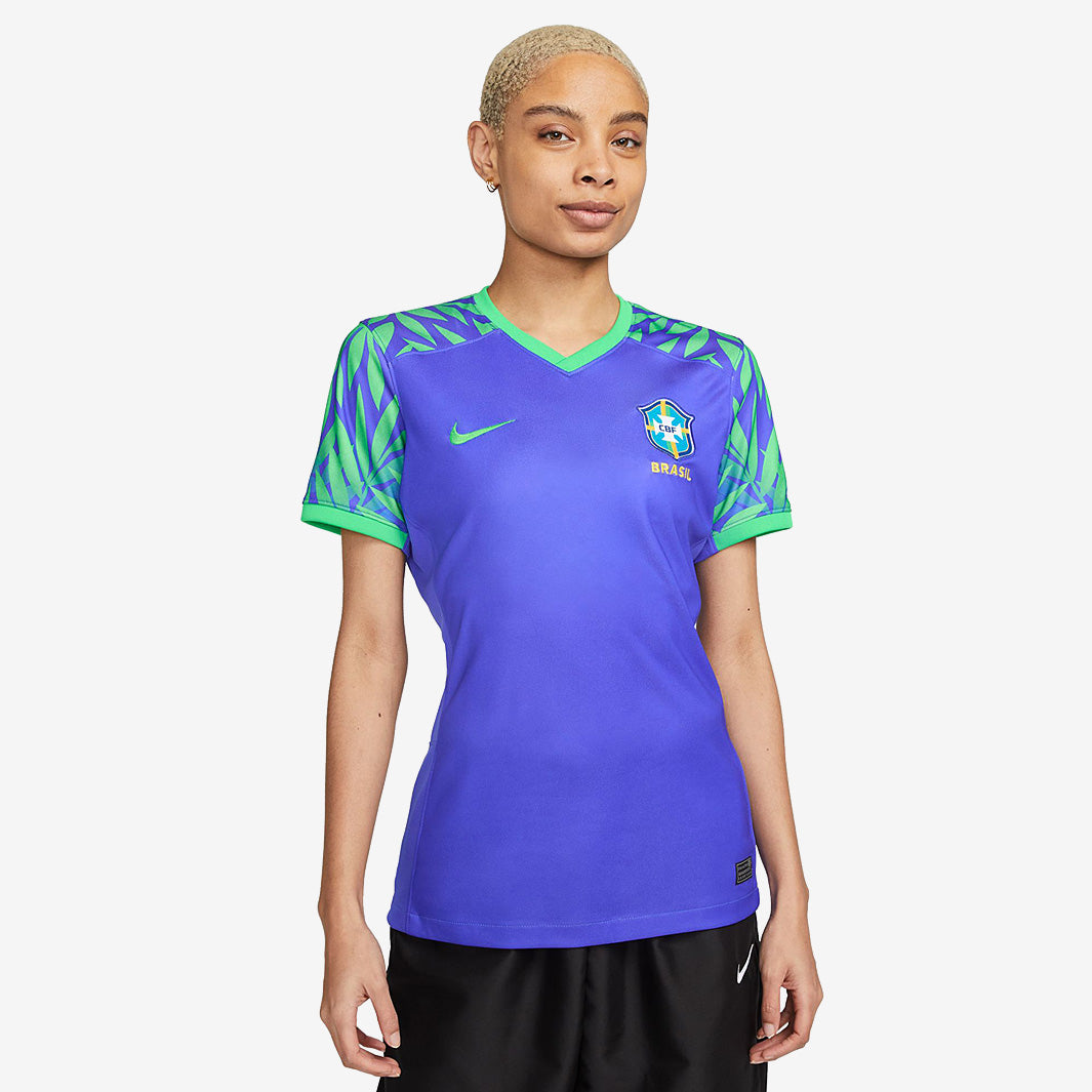 Nike Womens Brazil 23/24 Dri-Fit Stadium SS Away Shirt - Paramount